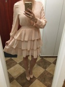 Sukienka nude Lily Mcbee