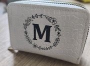 Nowy biały portfel damski 