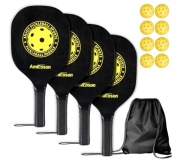 Pickleball Zestaw 4 Rakietek i 8 Piłeczek