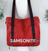 Torba podróżna piknikowa tote shopper Samsonite czerwona oryginalna