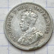 #3107 RPA 6 pensów 1927  srebro 