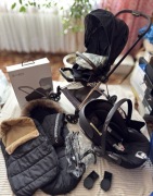 Wózek Cybex Mios Rose Gold + Fotelik Cybex Cloud Z size + akcesoria 