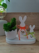 Zestaw królik króliczek zając wielkanocny Wielkanoc Easter HappyEaster 