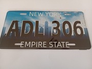 Replika kopia tablica rejestracyjna metalowa USA New York 30,5x15 cm