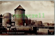 GDAŃSK Danzig Milchkannenturm spichlerz most foto 1929  