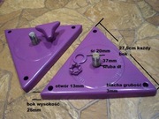 Kotwy montażowe podstawy trójkąt