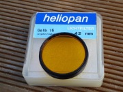 Filtr Heliopan 42 nr15  Germany czerwono-pomarańczowy