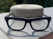 Okulary korekcyjne DIESEL, czarne z motywem dżinsowym (UNISEX)