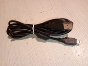 kabel przewód USB A - mini USB 160 cm czarny