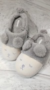 NOWE Kapcie Papcie Bambosze Misie futrzane ecru szare r.38/39