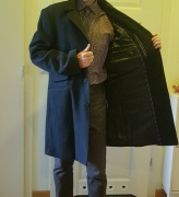 Palto męskie grafitowe