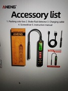 ANENG  BF02 Cyfrowy Tester Płynu Hamulcowego DOT3 DOT4 DOT5.1