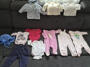 Zestaw ubran dla niemowlaka r. 62-68 body sweter