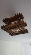Lampa sufitowa ze sklejki