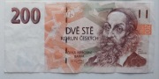 Czechy, 200 koron 1998 roku 