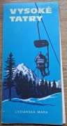 Vysoke Tatry Lyziarska mapa Słowacja