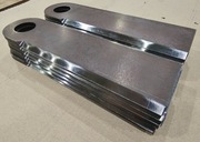 Nóż noże przystawki docinacza, nóż rotora cały z Hardoxu 500