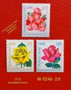 Znaczki flora:0246: kwiaty- DDR/NRD 1972r **