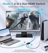 WARRKY przełącznik HDMI 2-w-1 