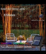 1 opakowanie 100 LED Solarne 