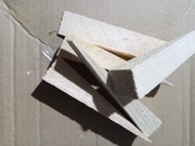 Kliny montażowe drewniane 500szt sosna 