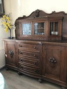 Kredens przedwojenny - antyki drewno