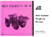 Instrukcja obsługi i katalog części TZ 4 K 14 PL