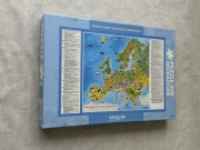 Puzzle 200 Artglob. Mapa Europy młodego odkrywcy