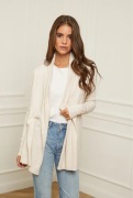 SOFT CASHMERE sweter narzutka S/M 