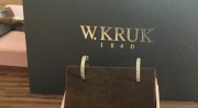 Kolczyki złote koła z diamentami 0,14 ct,  próba złota 585