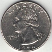 USA quarter dollar 25 centów 1996 D nr 3