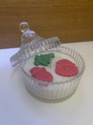 Świeca sojowa w krysztale świąteczna różne zapachy 