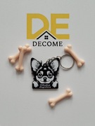 Personalizowany brelok z psem, Chihuahua długowłosa