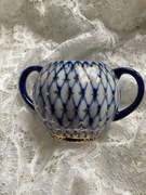 Łomonosow - siatka kobaltowa Cukierniczka 450 ml bez czapki