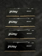 Sprzedam pamięć RAM Kingston Fury Beast 64GB (4x16GB) DDR4 3600 MHz, CL18