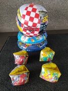 Dmuchany zestaw do nauki pływania+ piłka plażowa.