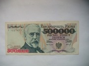 Polska Banknot PRL 500000 zł.1993 r. seria T