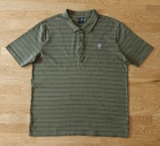 MĘSKA KOSZULKA POLO KARRIMOR W PASKI 100% ORGANICZNA BAWEŁNA 3 GUZIKI XL