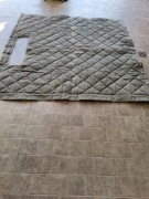 Brezent, derka brezentowa, watowana, pikowana.