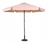 Parasol Costway beże i brązy róże 300 x 240 cm