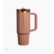 Kubek Termiczny Stanley kremowy/brązowy mocha latte Straw Tumbler 0,89 L