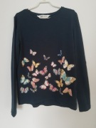 Granatowa bluzka H&M