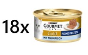 18szt Karma Pasztet Gourmet Gold Feine Pastete Tuńczyk 85g