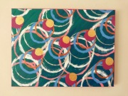 Obraz akrylowy 40x30 cm "Las okręgów"