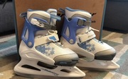 Łyżwy dziecięce regulowane 32-37 Bladerunner Micro Ice G 