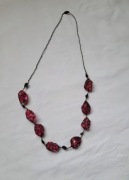 Naszyjnik handmade z kamieniami