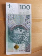 Banknot kolekcjonerski 100 zł ładny numer BH8777775   77777