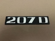 Logotyp MERCEDES Benz 207D kaczka