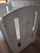 NOWE Łóżeczko dziecięce z materacem 