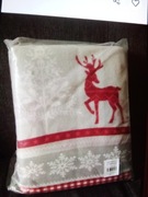 Pościel polarowa pościel zimowa ciepła z polaru 220/200 LIVARNO renifery